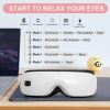 Eye Massager With Heat, Bluetooth Music Rechargeable Eye Heat Massager, Relax And Reduce Eye Strain Dark Circles Eye Bags Dry Eye, Ldeal Gift For Both