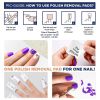Nail Polish Remover Pads in Bulk. Pack of 14400 Medium Remover Wipes. Non-Sterile Saturated Napkins 2-ply. Non-Woven Cleansing Pads Set with Aloe; Pan